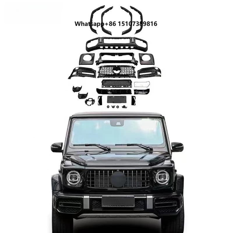 2019-2021 for G Class W464 Upgrade G63 Bumper Surround GT Front Grille Body Kit