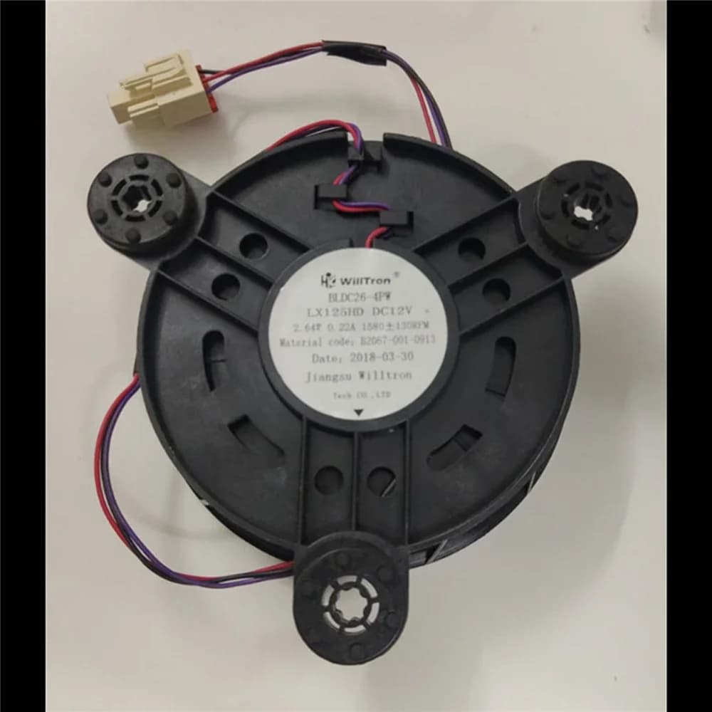 WZ-1pc DC12V Fan Motor BLDC26-4PW-1 LX125HD B2067-001-0913 for Skyworth Refrigerator Replacement Cooler Fan