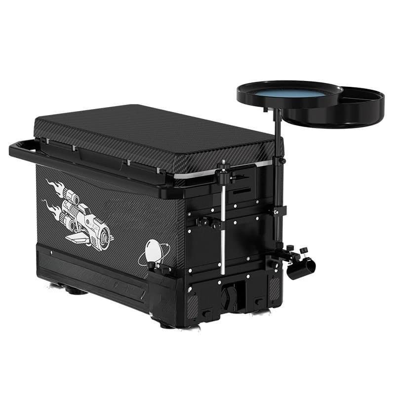 Fishing box carbon fishing storage box four-foot lifting multi-function thickened fishing box hanging