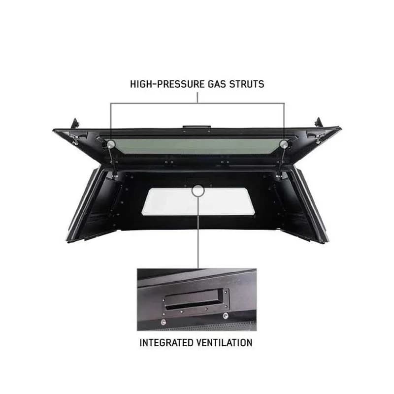 PrimeSelect Rustproof Le Truck Bed Canopy With Kitchen Storage No Drill Exterior Parts Fit Amarok