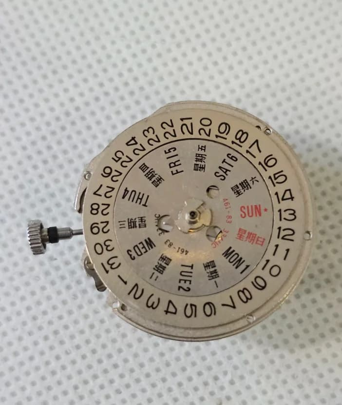 Replacement Watch Movement Parts For Orient 46941 /46943, Mechanical White Movement Spare Accessory For Vintage Watch