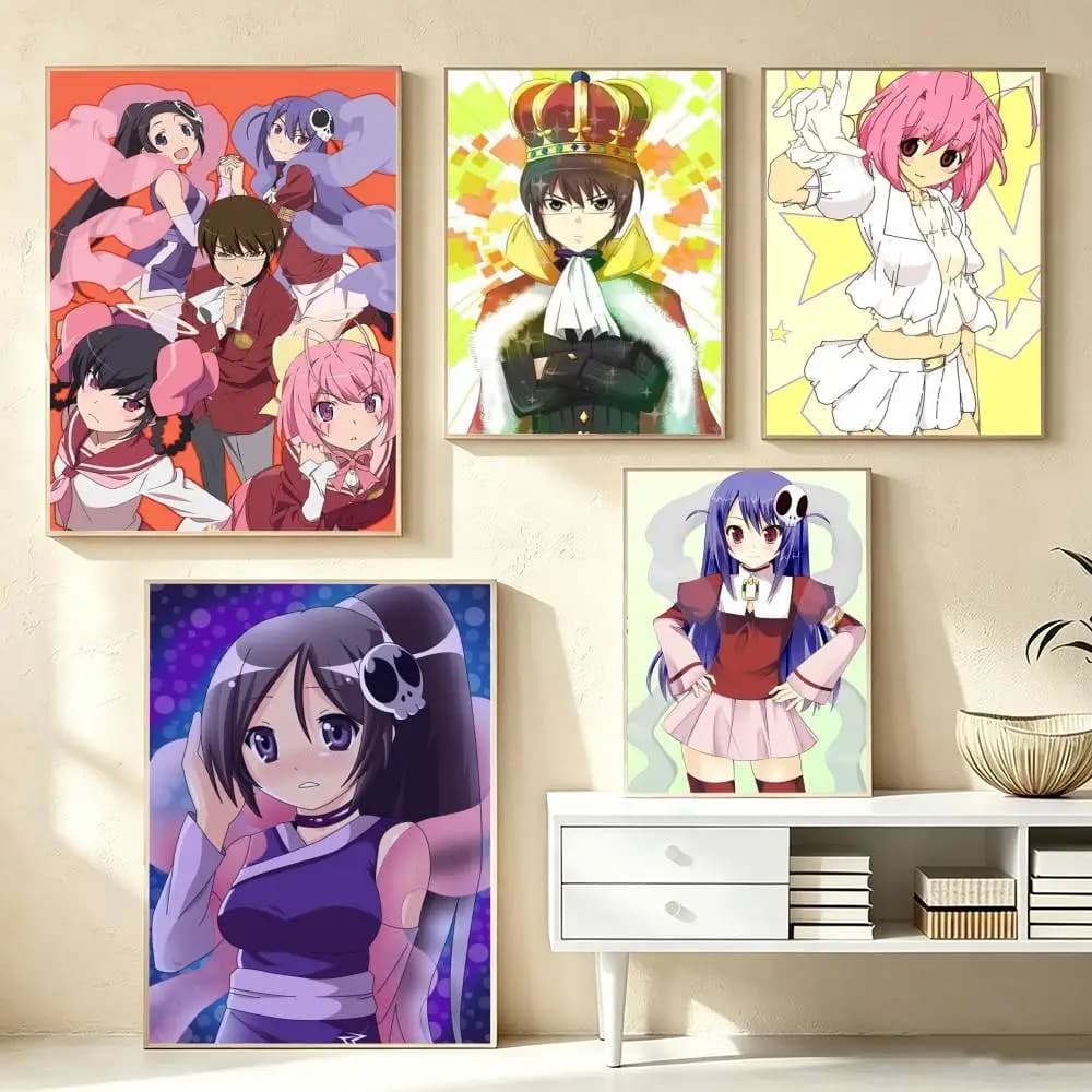 The World God Only Knows  Poster High Quality Dorm Living Room Aesthetic Wall Decoration Painting Stickers Gift