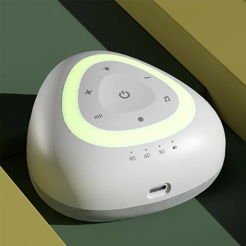 White Noise for Sleeping Travel Office Factory Wholesale White Noise Machine Baby USB Portable LED Sound Therapy Sleep Machine