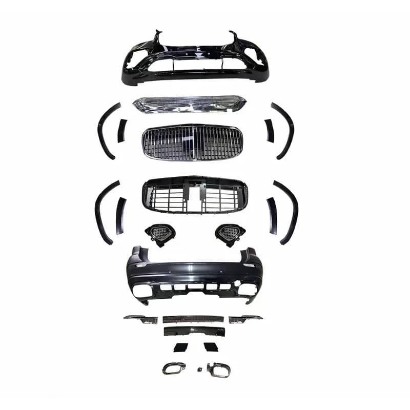 Upgr Modification KitGenuine Bodykit For  GLS 2019+ X167 Facelift  Car Grille MBH Front Car Bumper Rear Car Bumper