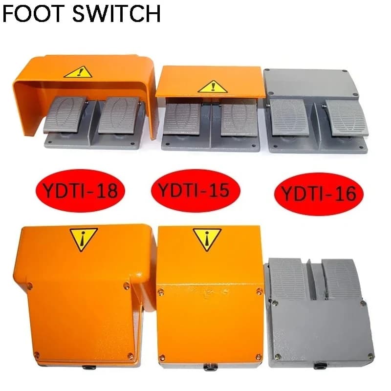 YDT1-15 para Pedal  pedal, YDT1-18, 250V, 380V, 10A, doble uso para máquina dobladora
