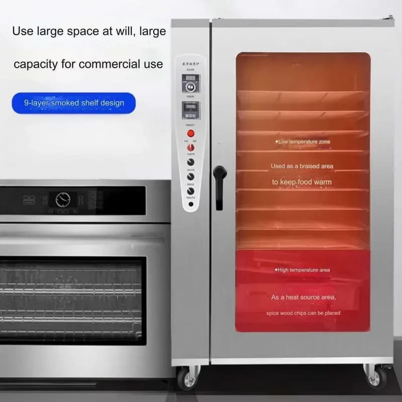 Stainless Steel Electric Smokehouse Smoked Tuna Business Smoked Fish Smokers Ovens Smoke House Oven Smoked Machine