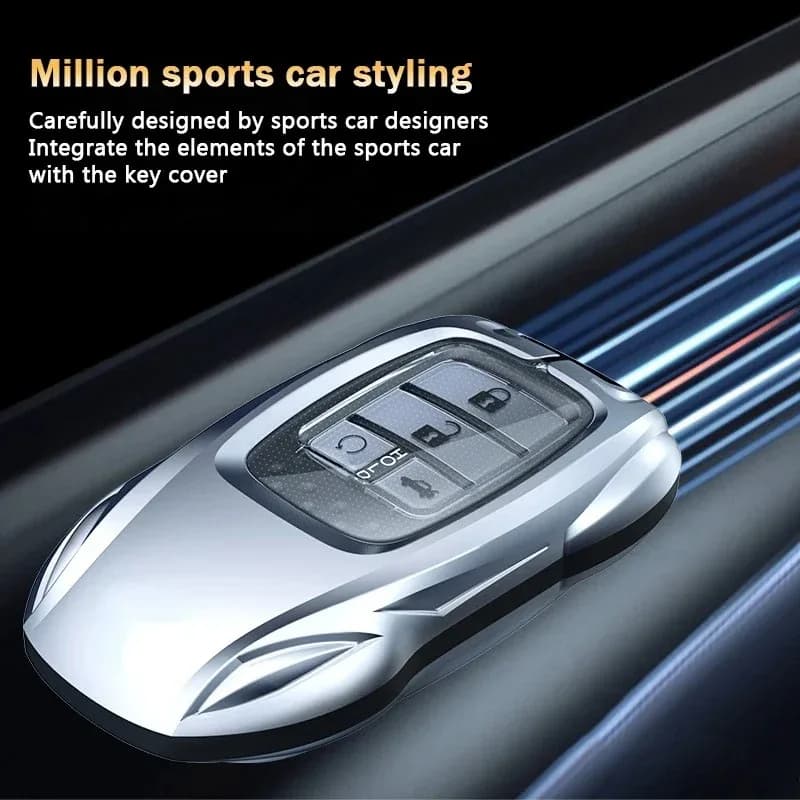 For Honda Civic HRV CRV XRV CR-V Odyssey Pilot Accord Zinc Alloy Car Key Case Cover Interior Car Accessories