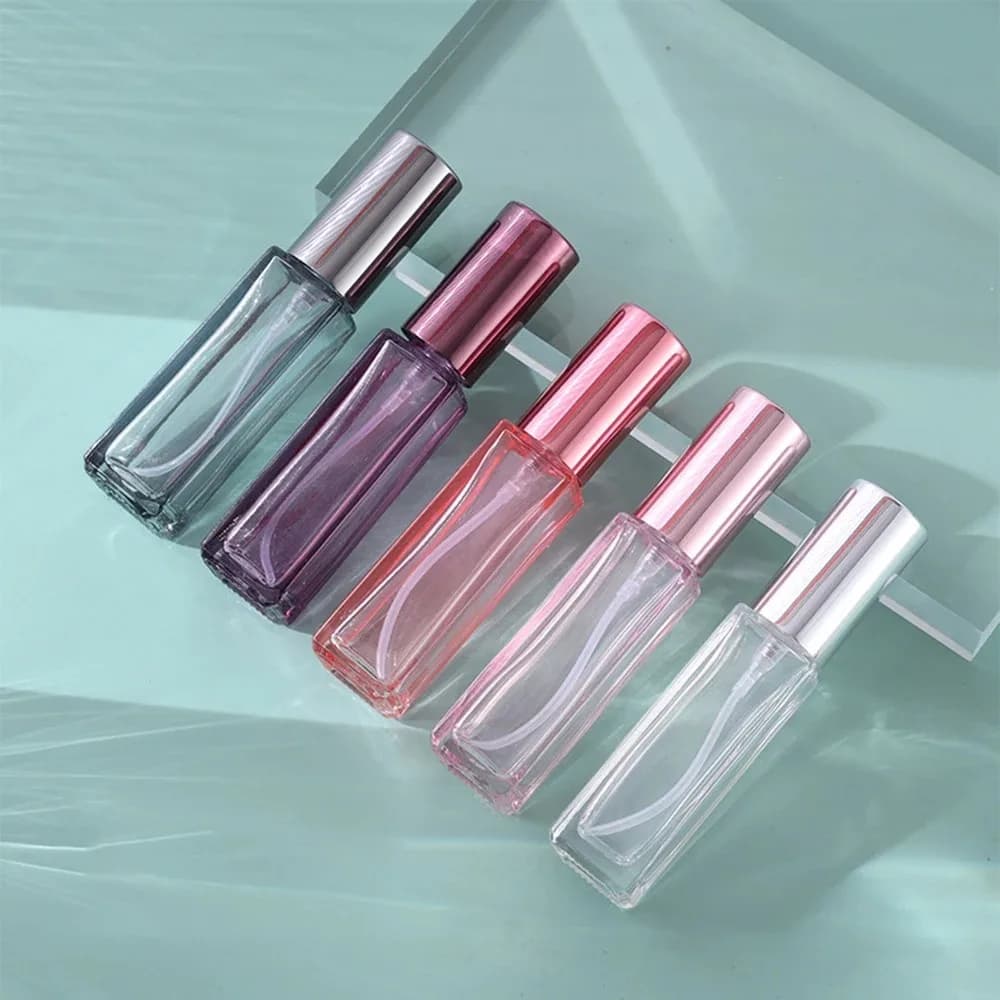 10ml Mini Perfume Spray Bottles Glass Refillable Bottle Portable Travel Oils Liquid Cosmetic Container Perfume Atomizer
