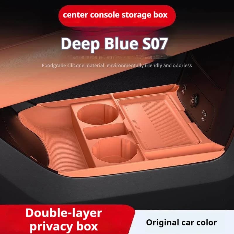 For Dark Blue S07 Special Under-Center Storage Box for Under-Center Storage