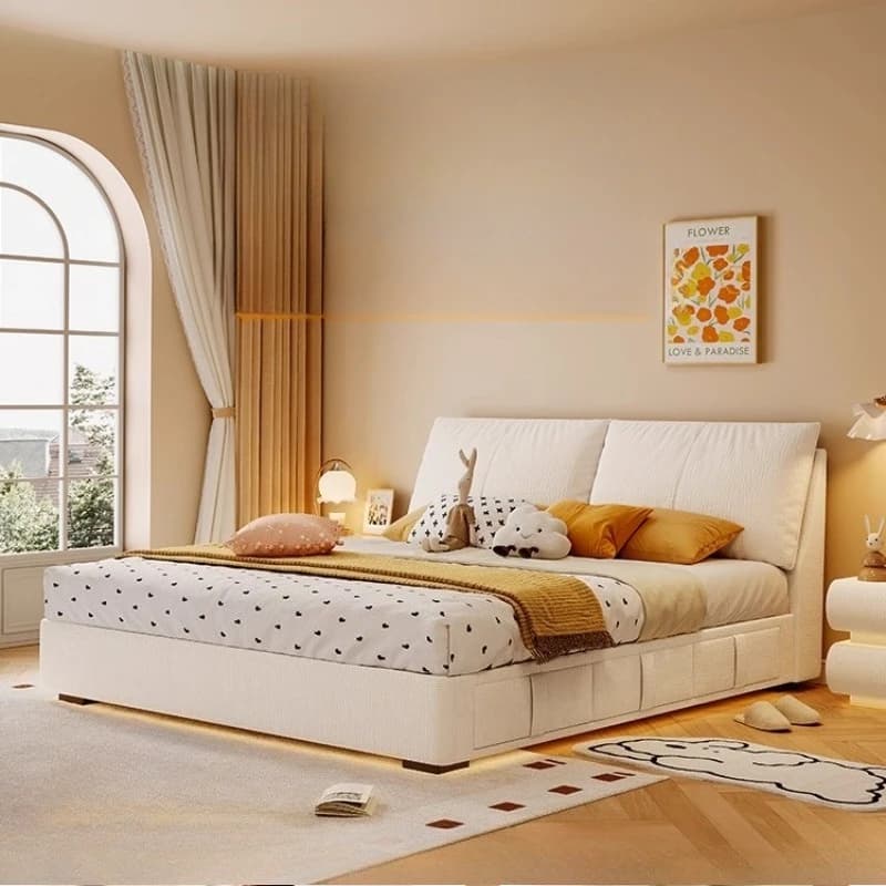 Professional Designer Bed Vintage Beauty Fashion Interior Large Size Cute Decoration Bed Chinese Cama Solteiro Home Furniture