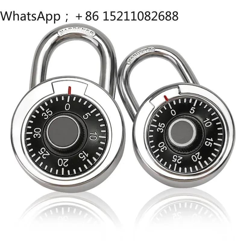LLY combination resettable dial combination lock, round safety lock, suitable for gym lockers, zipper luggage