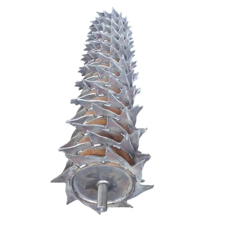 SPT Heavy Shank Steel Rotary Renovation Lawn Aerator Agricultural Roller with Bearing Type 200kg 1.5 Year Warranty