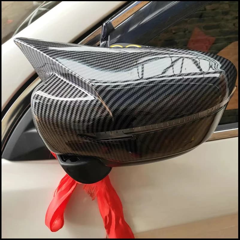 Car Styling For Nissan Qashqai J11 2015-2019 Door Side Wing Rearview Mirror Cover Caps Sticker Trim Auto Parts Accessories