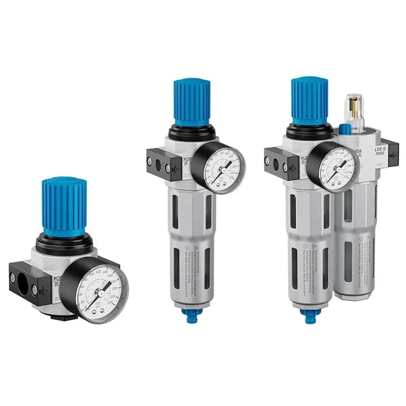 Pneumatic components Air pressure regulator Air precision regulator Filter with pressure gauge Oil mist set
