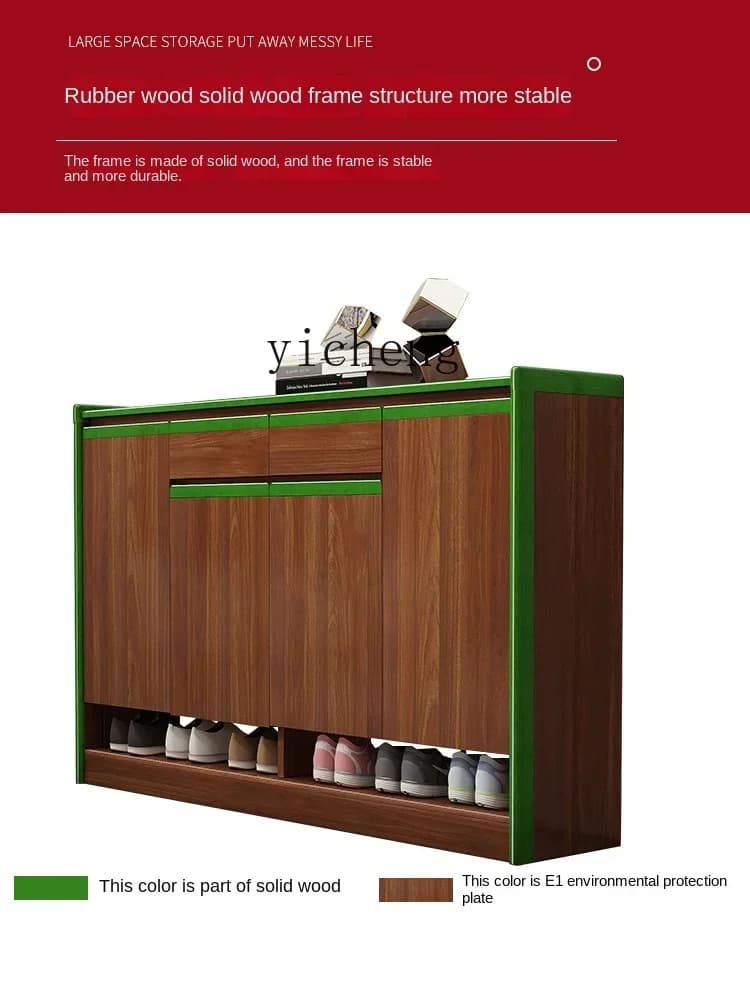 U29  shoe cabinet household door large capacity living room entrance storage partition storage cabinet