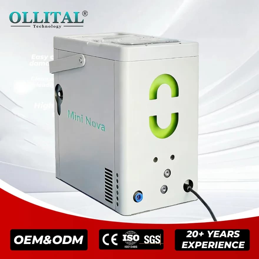 OLLITAL Electrical Dry Ice Cleaning Machine CO2 Blaster for Car Interior Cleaning CE ISO