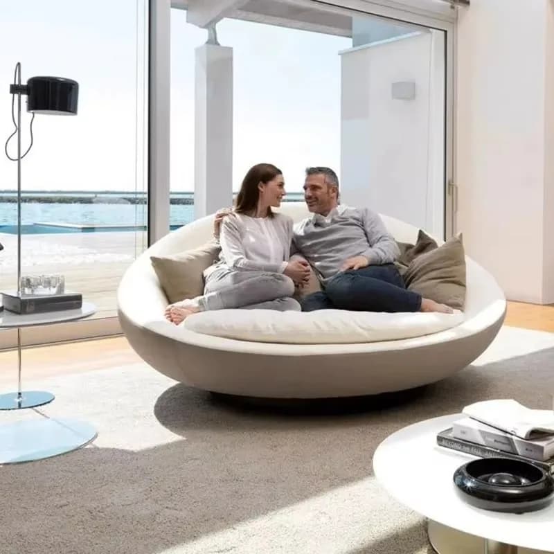 Beauty Modern Lounge Chair Cream Designer Art Comfy Relaxing Living Room Chairs Hotel Nordic Bauhaus Sillones De Sala Furniture