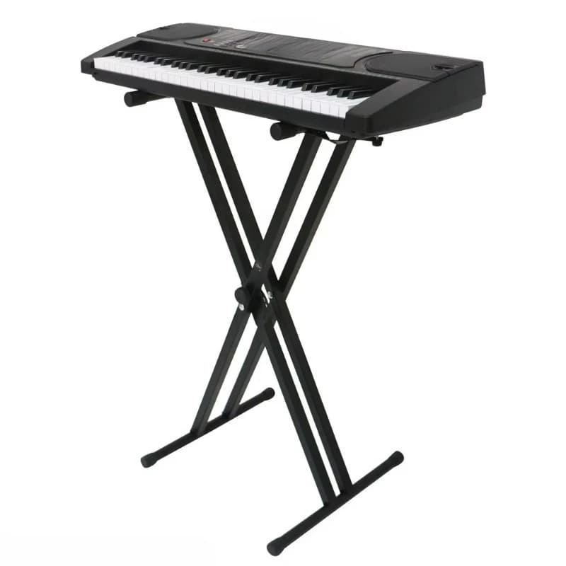 Black X-shaped double-tube keyboard bracket replacement bracket and bracket products
