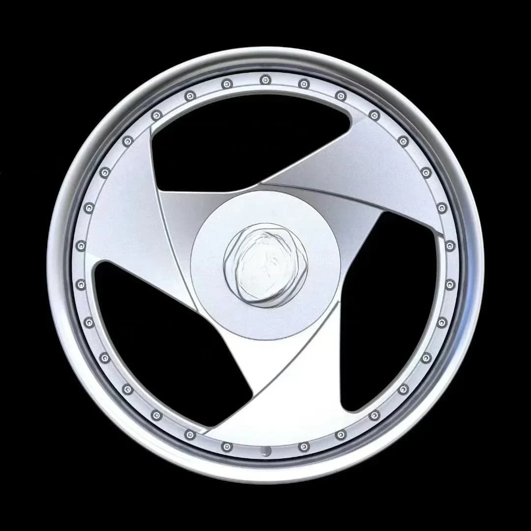 Jiangzao Custom Forged Wheels 3 Spoke 19 Inch 2-Piece Sliver Chrome 5x120 New Design  6061-T6 for F30 G20