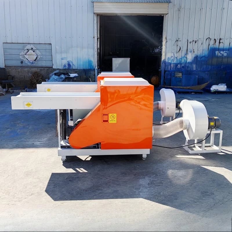Sponge shredder, non-woven waste scrap shredder