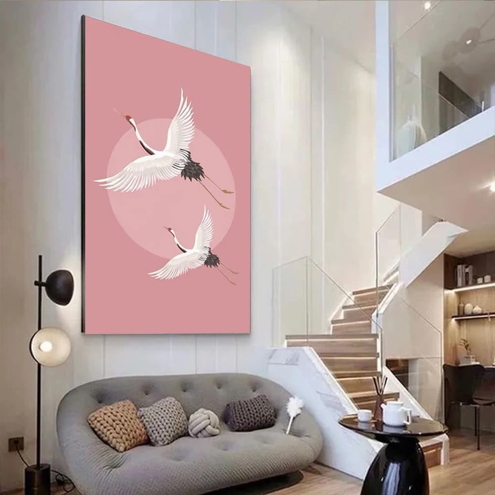 100% Hand Painted Abstract Oil Painting Boat Ship Wall Art Modern Large Size Blue Office Wall Canvas Home Decoration Gift