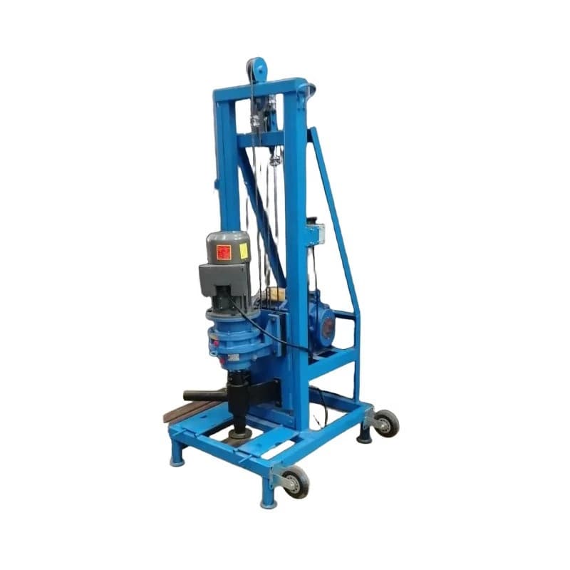 Small electric drilling rig, drilling rig, 100-meter water well drilling rig for farmland irrigation