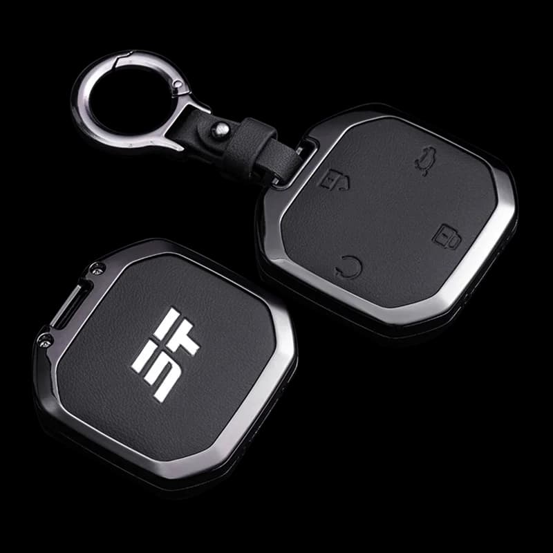 Zinc Alloy Car Key Cover for Jetour Traveller T1 T2 2025+ 2026 Freedom Freer Remote Case Shell Keychain Holder Fob Accessories