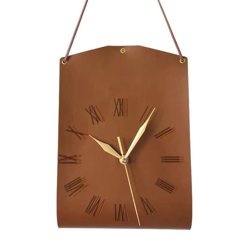 Creative wall clock, clock wall hanging retro personality living room bedroom silent decorative clock