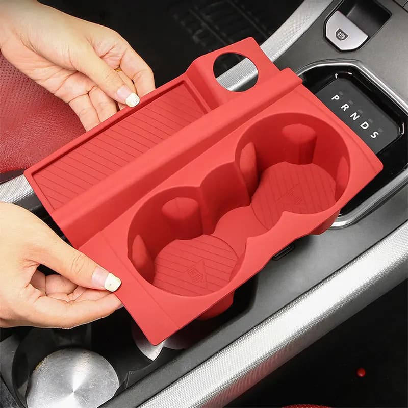 Silicone Car Interior Modification Central Control Silicone Water Coaster Cup For Land Rover Range Rover Evoque 2012-2019