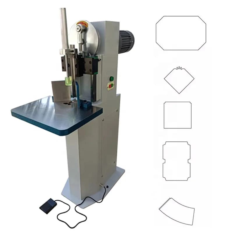 JM-120A Heavy Duty Electric Paper Book Aluminum Sheet square Round Corner Cutting Machine