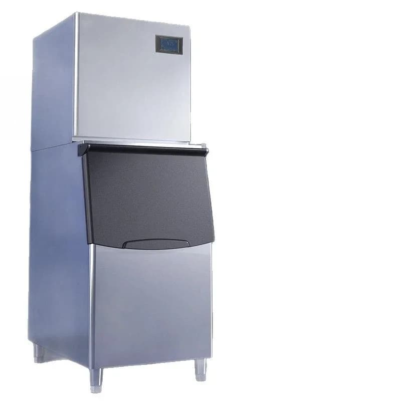 Large-scale ice machine commercial, fully automatic large-capacity ice making square ice machine