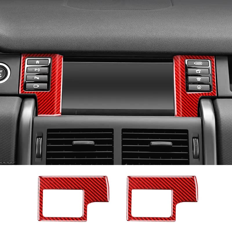 For Land Rover Discovery Sport(2015-2019)Carbon Fiber Center Console Navigation Screen Side Trim Car Interior Tuning Accessories
