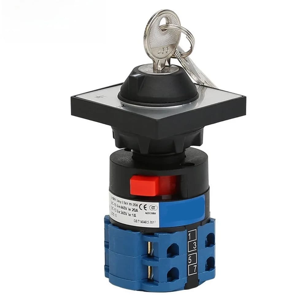 For LW26 Control Devices Two Position Switch Rotary Switch For High Temperature Environments Long Lasting Electrical Switch
