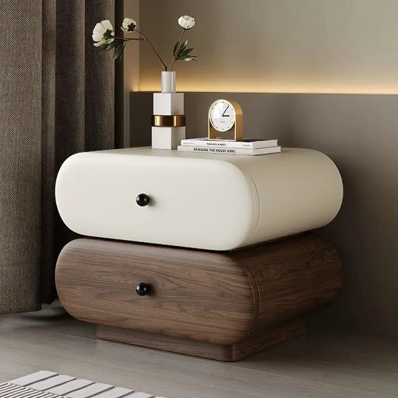 Office Organizer Nightstands Wood Nordic European Drawer Bedroom Nightstands Bedside Table Nachttische Furniture For Home
