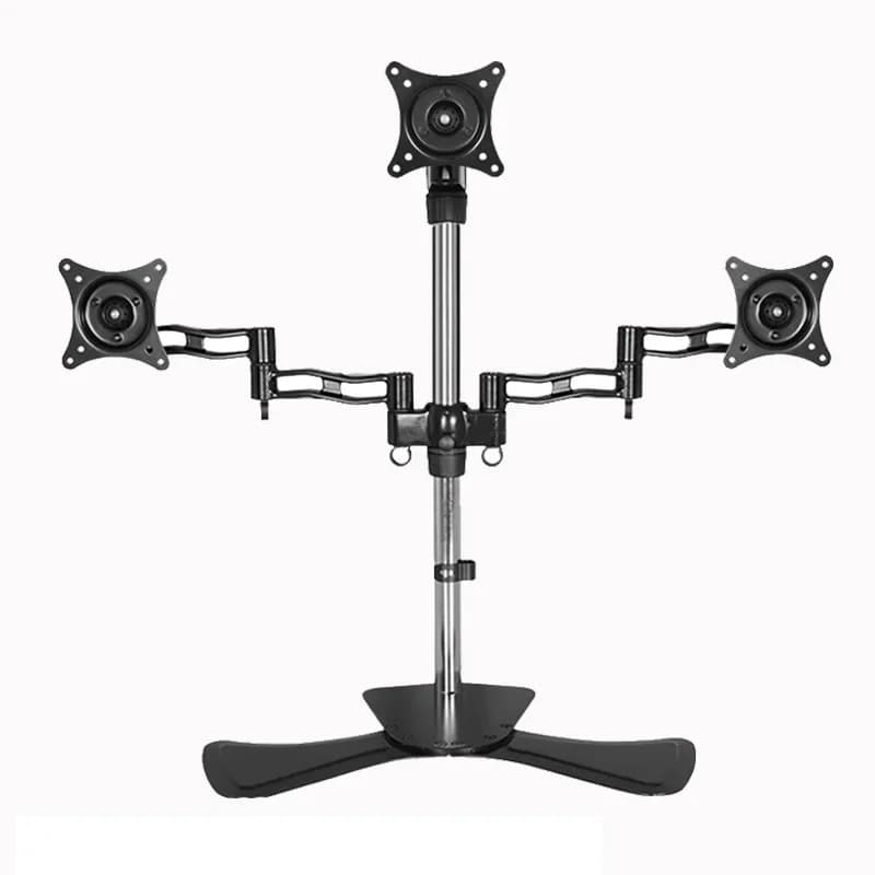 Monitor holder 3-screen splicing multi-angle computer desktop LCD multi-function D08C-1 TV