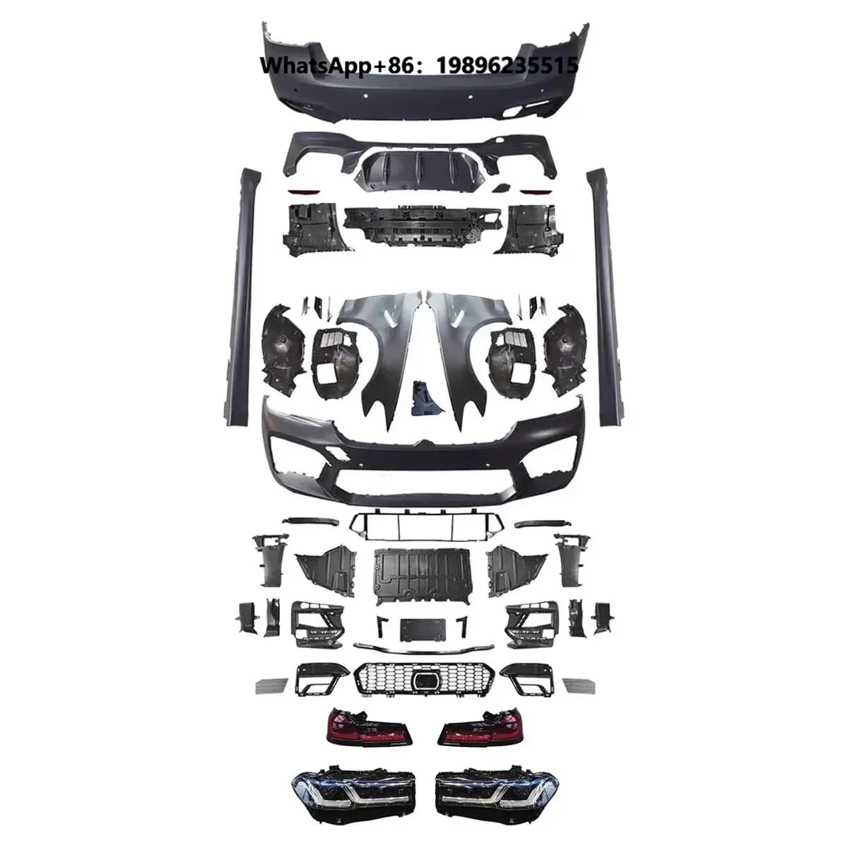 Body Kits for  Series 2018-2020 G38 Modified 2021 M5 Styles Wide Body Kits Front and Rear Bumpers
