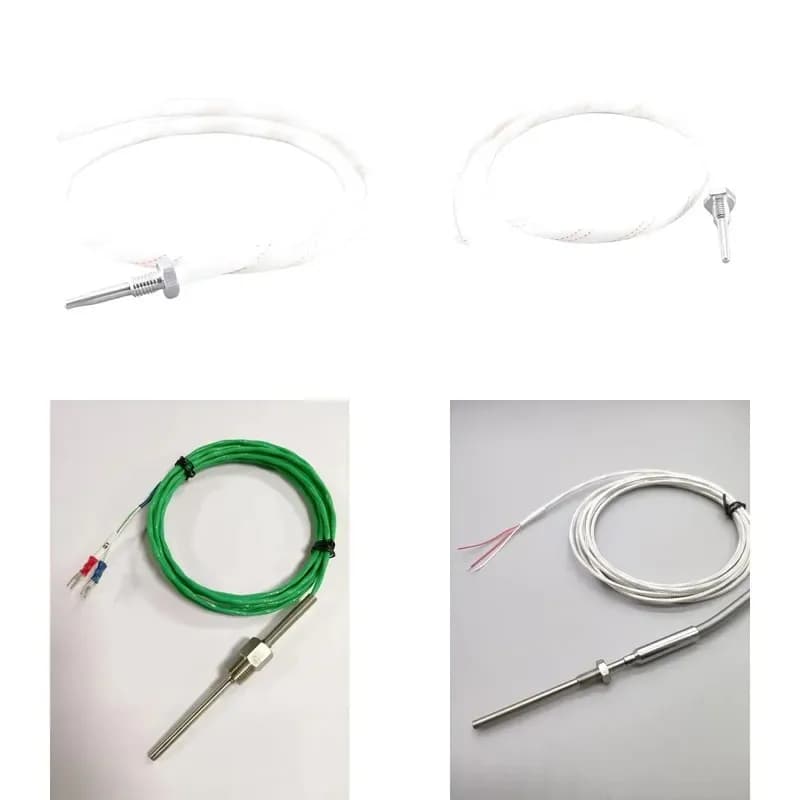 High Precision PT100 RTD Temperature Sensor with 3-Wire Configuration for Accurate Temperature Control