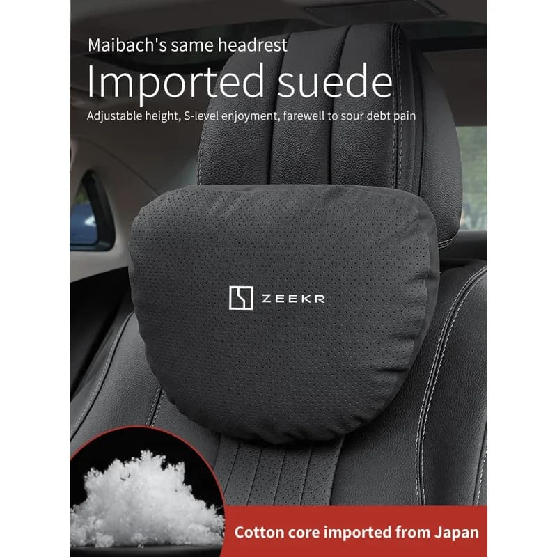 For ZEEKR X 001 007 009 MIX ZEEKR 9X ZEEKR 8X ZEEKR 7X Car Headrest Neck Support Seat Lumbar Cushion Breathable Soft Neck Pillow