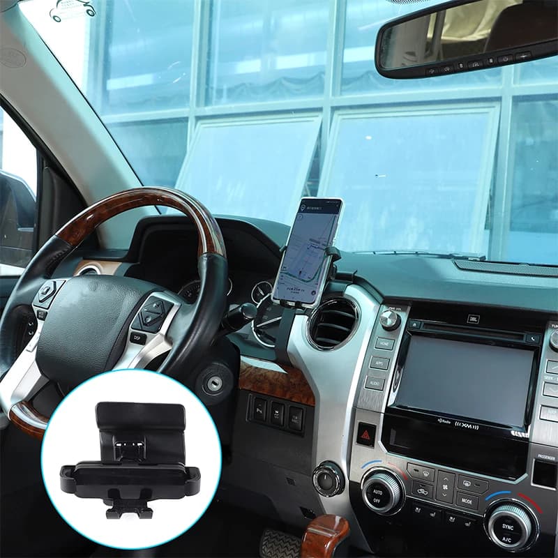 For Toyota Tundra 14-21 Car Central Control Air Outlet Left Mobile Phone Holder GPS Navigation Holder Interior Car Accessories