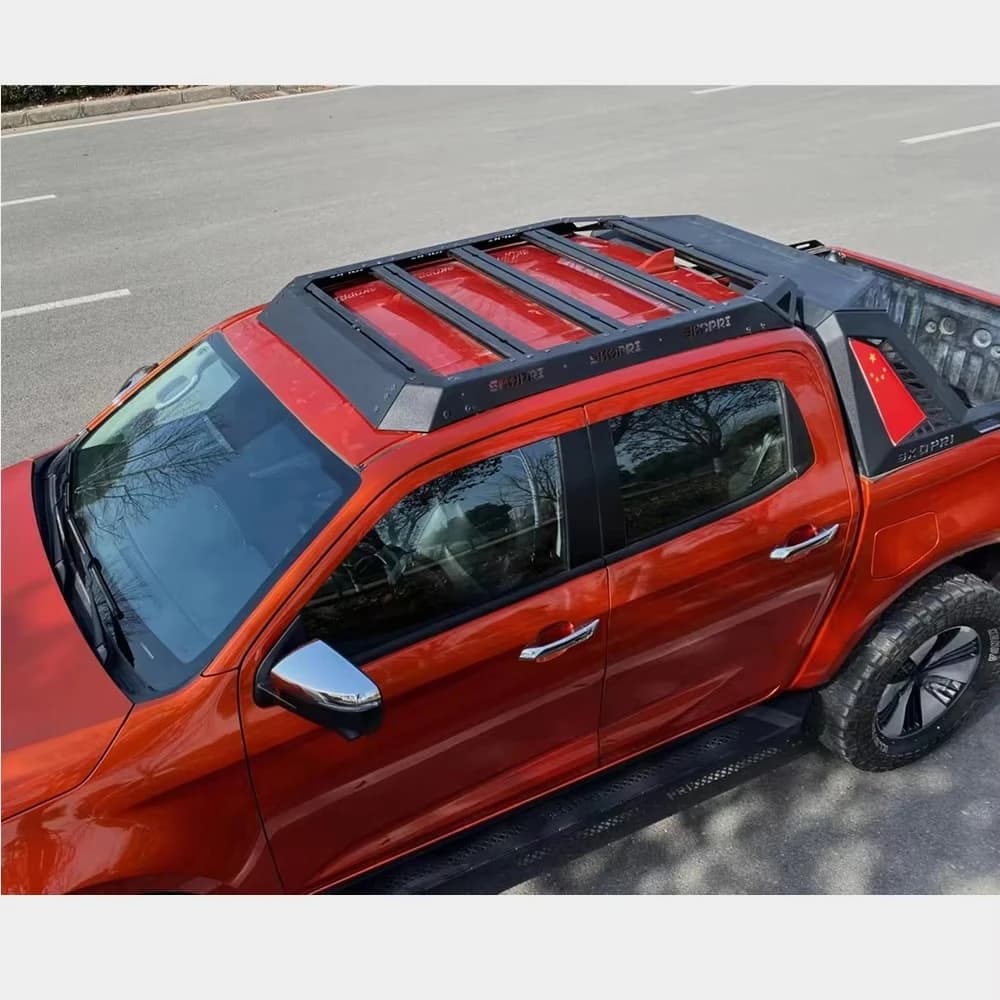 Roof RackIsuzu Pickup Modified D-MAX Lingtuo Ruimai Steel Roof Rack | Roof Platform | Multi-Functional Expansion Platform | Tent