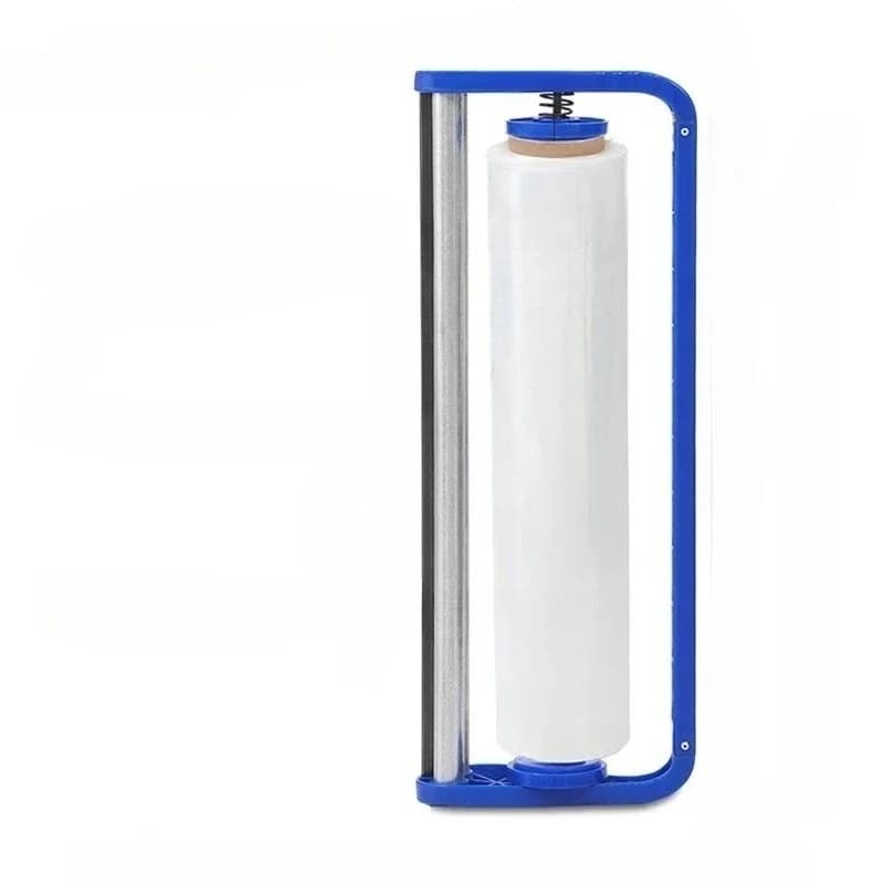 Winding film baler film manual bracket
