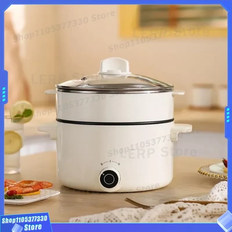 Mini Electric Hot Pot for Dormitory Student Household Cooking Durable Multi Functional Heating Appliance Small Size