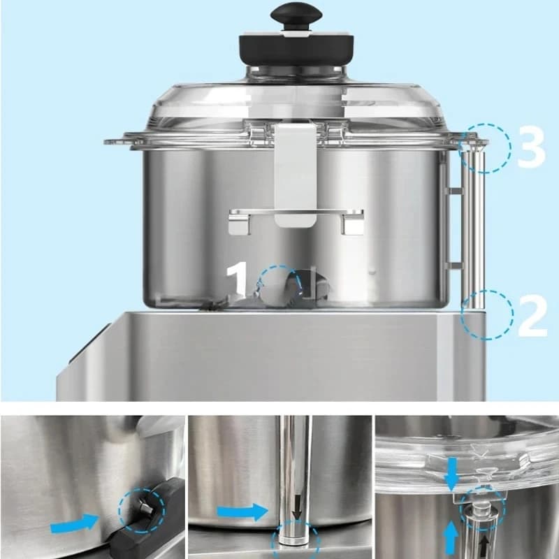 Vertical Commercial Vertical Vegetable Slicer, Fruit Beater, Stainless Steel Fresh Meat Chopper