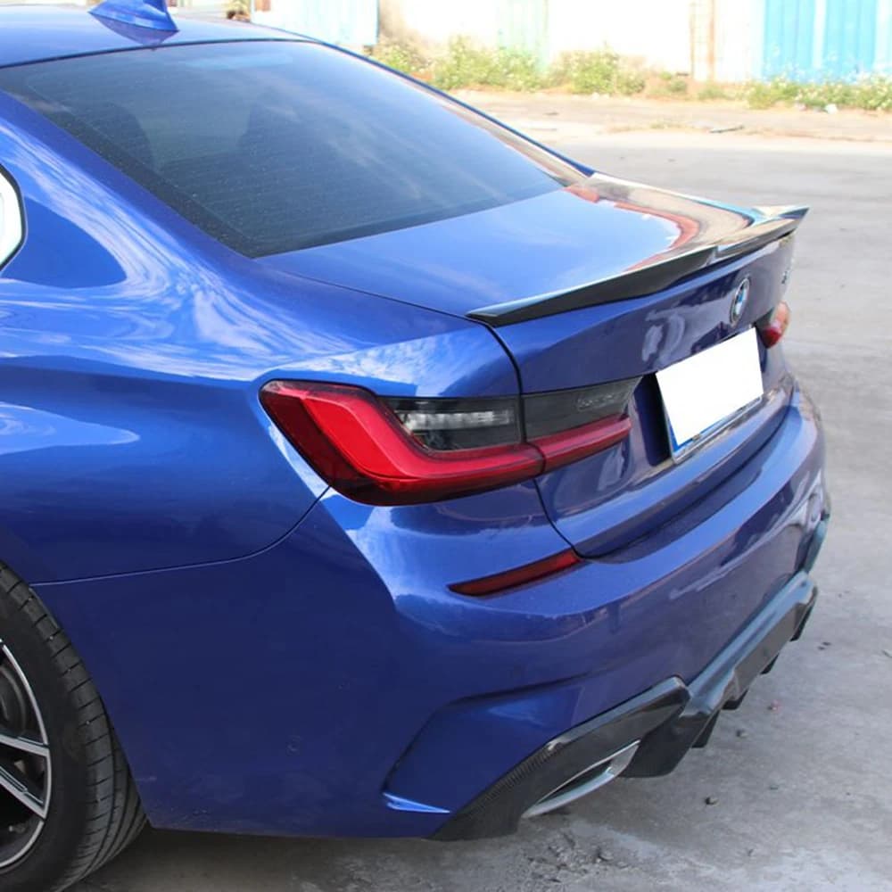 FOR BMW 3 Series G20 G28&M3 G80 M4 Style Carbon fiber Rear Spoiler Trunk wing 2019-2022 FRP Forged carbon