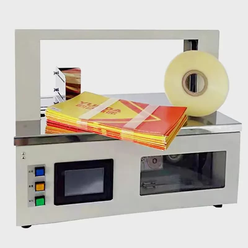 Small Money / Paper Banding Strapping Machine and Opp Banding Machine for 20 mm and 30 mm Width