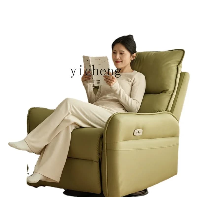 ZZc Living Room Recliner Sofa Household Multifunctional Electric Sofa Reclining Swivel Chair