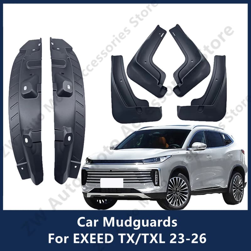 Car Mudguards For EXEED TX/TXL 23-26 Mud Guards Fender Flare Mudflaps Exterior Parts Auto Accessories Refit