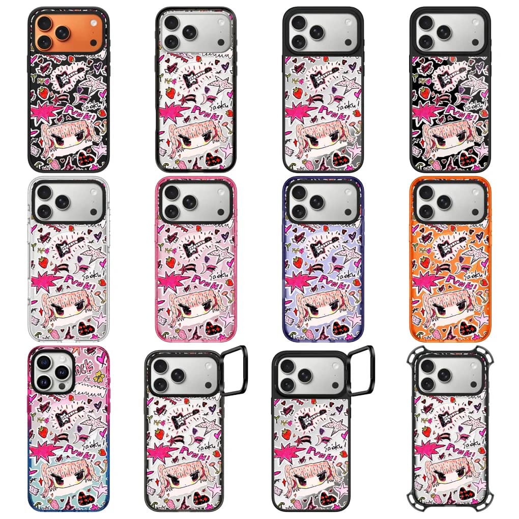 2601245 Matte / Acrylic / Mirror / Bounce Camera Ring Stand Cover for IPhone 17 16 15 14 13 Pro Max - Protective Magnetic Case