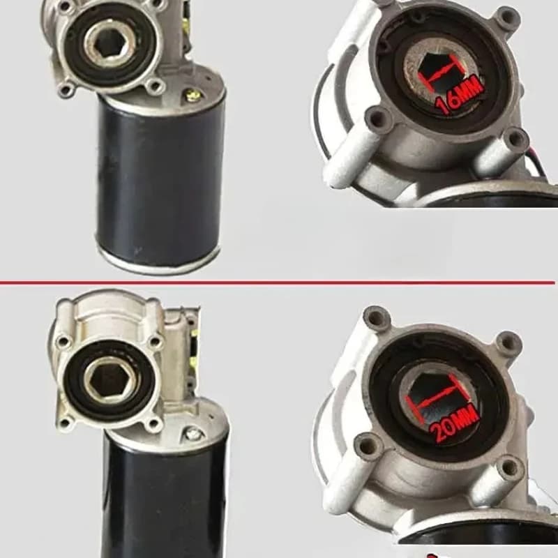 12V 24V 100w16mm 20mm hexagonal hole rotary tillage fertilizer applicator electric sowing and fertilization motor