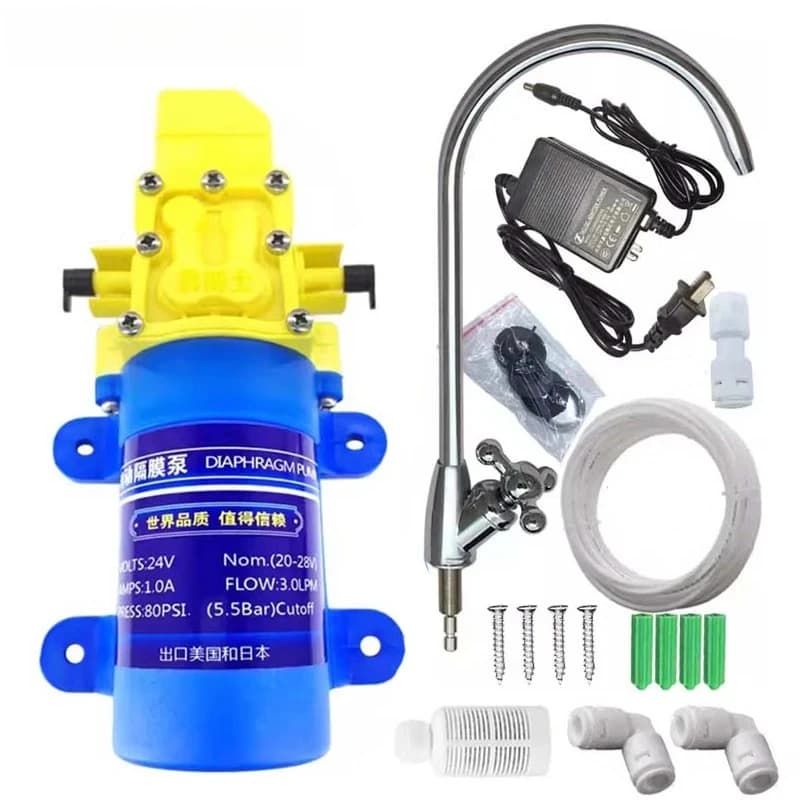 Water Purifier Self-priming Pump DC 24V 30W/40W Booster Pump Bottled Water Pump